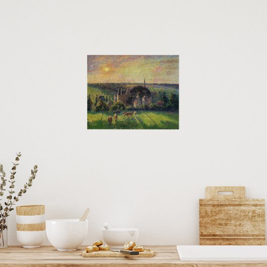 Pissarro - bij Eragny 1897 Poster (Keuken)