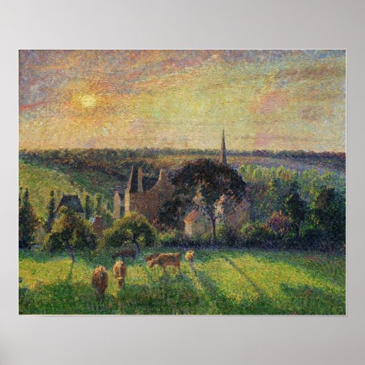 Pissarro - bij Eragny 1897 Poster (Voorkant)