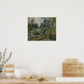 Pissarro - Boerderij op Montfoucault 1874 Poster (Keuken)