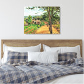 Pissarro - Boomgaarden van Louveciennes, kunst, Canvas Afdruk (Insitu (Slaapkamer))