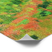 Pissarro - Boomgaarden van Louveciennes, kunst, Poster (Hoek)