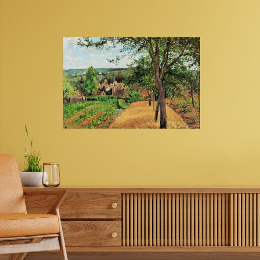 Pissarro - Boomgaarden van Louveciennes, kunst, Poster (Woonkamer 2)