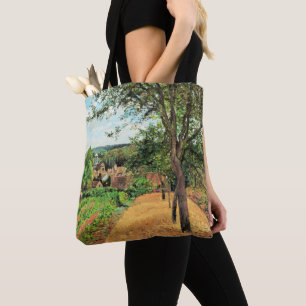 Pissarro - Boomgaarden van Louveciennes, kunst, Tote Bag