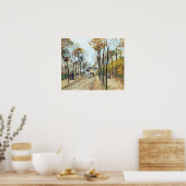 Pissarro - Boulevard Des Fosses Pontoise 1872 Poster (Keuken)