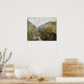 Pissarro - Boulevard Montmartre, Dinsdag Carnaval Poster (Keuken)