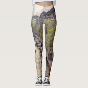 Pissarro - Boulevard Montmartre, lente Leggings