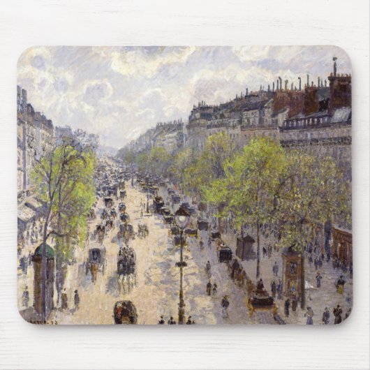 Pissarro - Boulevard Montmartre, lente Muismat (Voorkant)