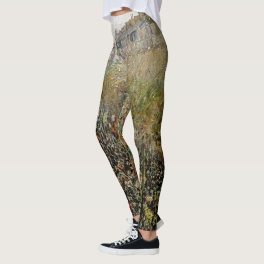 Pissarro - Boulevard Montmartre , Mardi Gras Leggings (Links)