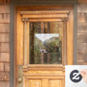 Pissarro - Boulevard Montmartre , Mardi Gras Raamsticker (Huis Deur)