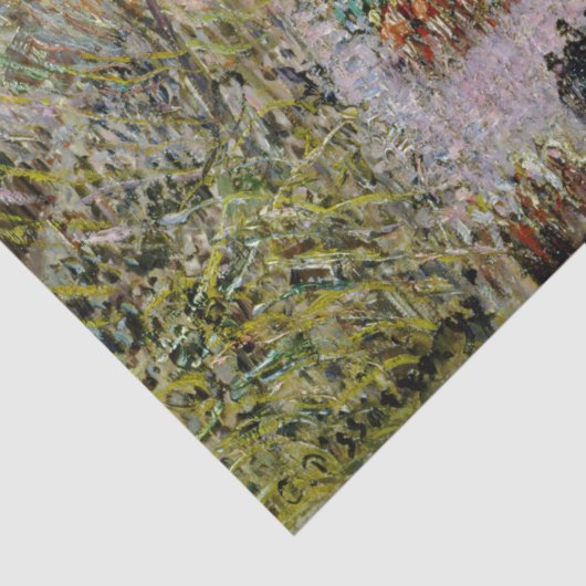 Pissarro - Boulevard Montmartre , Mardi Gras Tissuepapier (Detail)