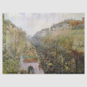 Pissarro - Boulevard Montmartre , Mardi Gras Tissuepapier (Voorkant)