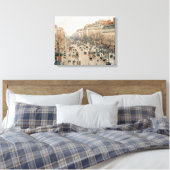 Pissarro - Boulevard Montmartre, Middagzon Canvas Afdruk (Insitu (Slaapkamer))