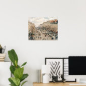 Pissarro - Boulevard Montmartre, Middagzon Poster (Thuiskantoor)