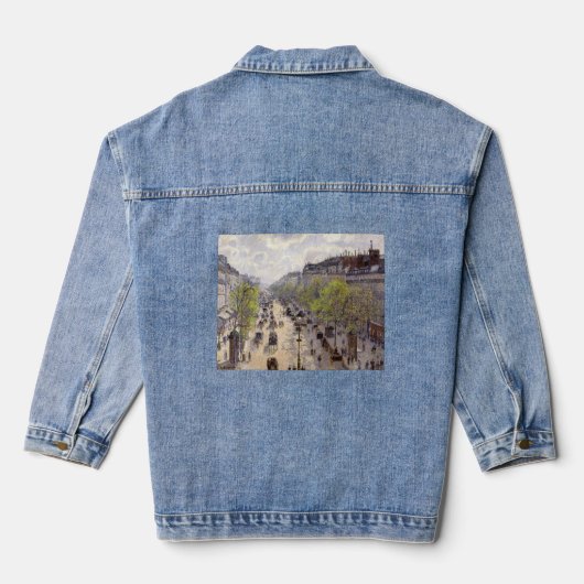 Pissarro - Boulevard Montmartre - Spring Denim Jacket (Achterkant)