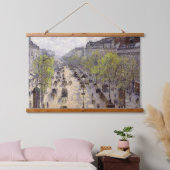 Pissarro - Boulevard Montmartre - Spring Hangend Wandkleed (Slaapkamer)
