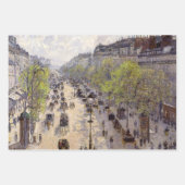 Pissarro - Boulevard Montmartre - Spring Inpakpapier Vel (Voorkant 3)