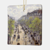 Pissarro - Boulevard Montmartre - Spring Keramisch Ornament (Links)