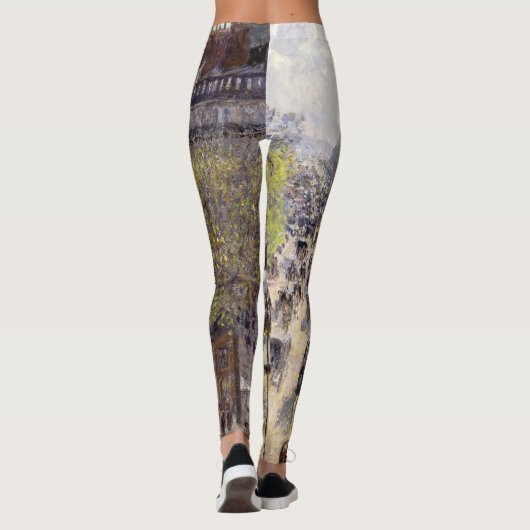 Pissarro - Boulevard Montmartre - Spring Leggings (Achterkant)