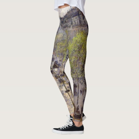 Pissarro - Boulevard Montmartre - Spring Leggings (Links)