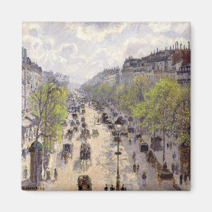 Pissarro - Boulevard Montmartre - Spring Magneet