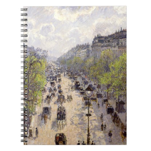 Pissarro - Boulevard Montmartre - Spring Notitieboek (Voorkant)