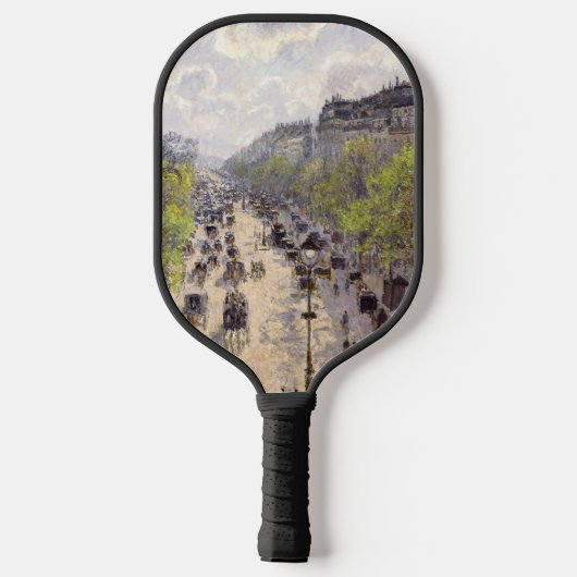 Pissarro - Boulevard Montmartre - Spring Pickleball Paddle (Achterkant)
