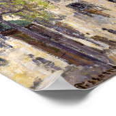 Pissarro - Boulevard Montmartre - Spring Poster (Hoek)