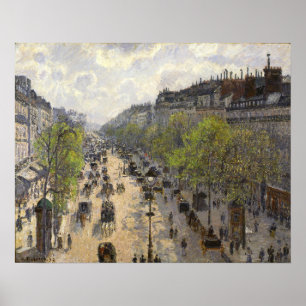 Pissarro - Boulevard Montmartre Spring Poster