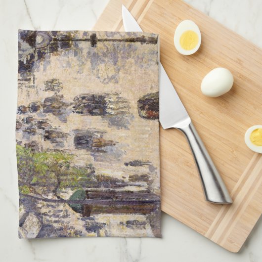 Pissarro - Boulevard Montmartre - Spring Theedoek (Quarter Fold)