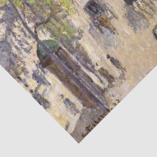 Pissarro - Boulevard Montmartre - Spring Tissuepapier (Detail)