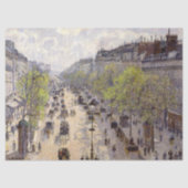 Pissarro - Boulevard Montmartre - Spring Tissuepapier (Voorkant)