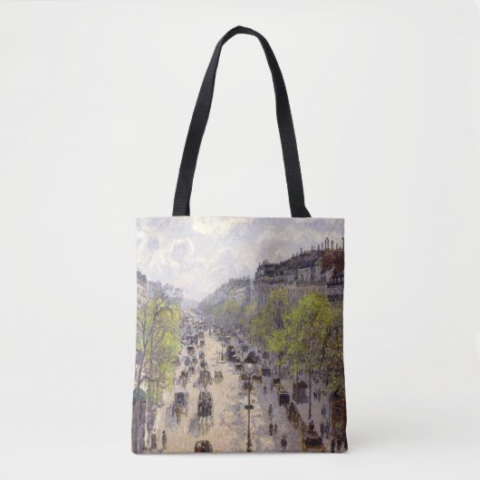 Pissarro - Boulevard Montmartre - Spring Tote Bag (Voorkant)