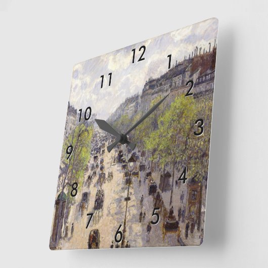 Pissarro - Boulevard Montmartre - Spring Vierkante Klok (Hoek)