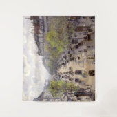 Pissarro - Boulevard Montmartre - Spring Wandkleed (Voorkant)