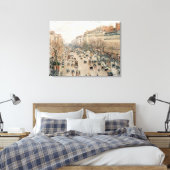 Pissarro - Boulevard Montmartre, vanmiddag Sun Canvas Afdruk (Insitu (Slaapkamer))
