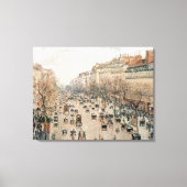 Pissarro - Boulevard Montmartre, vanmiddag Sun Canvas Afdruk (Voorkant)