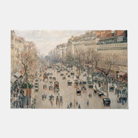 Pissarro - Boulevard Montmartre, vanmiddag Sun Deurmat (Voorkant)