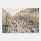Pissarro - Boulevard Montmartre, vanmiddag Sun Inpakpapier Vel (Voorkant 3)