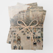 Pissarro - Boulevard Montmartre, vanmiddag Sun Inpakpapier Vel (In situ)