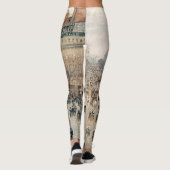 Pissarro - Boulevard Montmartre, vanmiddag Sun Leggings (Achterkant)