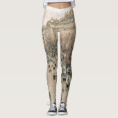 Pissarro - Boulevard Montmartre, vanmiddag Sun Leggings (Voorkant)