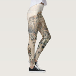 Pissarro - Boulevard Montmartre, vanmiddag Sun Leggings