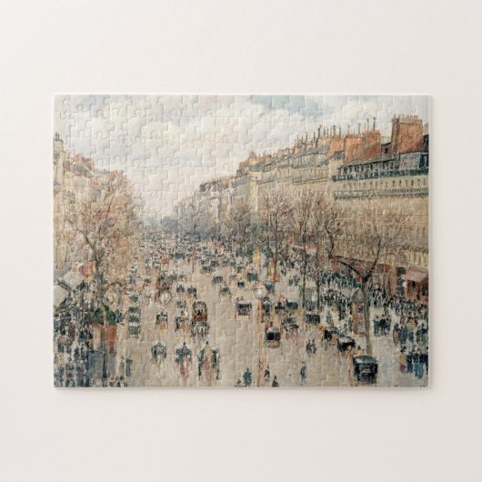 Pissarro - Boulevard Montmartre, vanmiddag Sun Legpuzzel (Horizontaal)