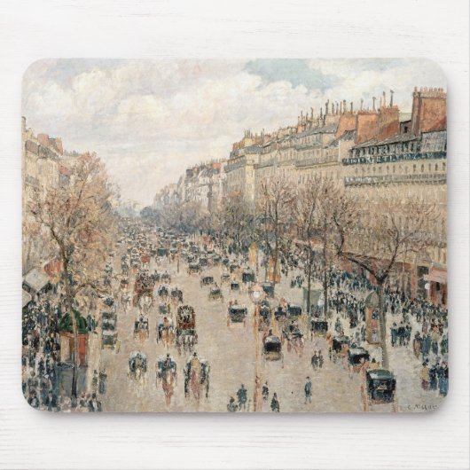 Pissarro - Boulevard Montmartre, vanmiddag Sun Muismat (Voorkant)