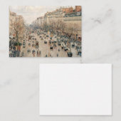 Pissarro - Boulevard Montmartre, vanmiddag Sun Notitiekaartje (Voorkant / Achterkant)
