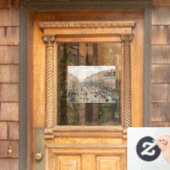 Pissarro - Boulevard Montmartre, vanmiddag Sun Raamsticker (Huis Deur)