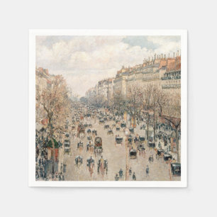 Pissarro - Boulevard Montmartre, vanmiddag Sun Servet