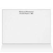 Pissarro Boulevard Montmartre Wenskaart (Binnen Horizontaal (Boven))