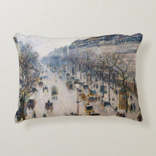 Pissarro - Boulevard Montmartre, Winterochtend Accent Kussen