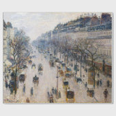Pissarro - Boulevard Montmartre, Winterochtend Cadeaupapier (Vlak)
